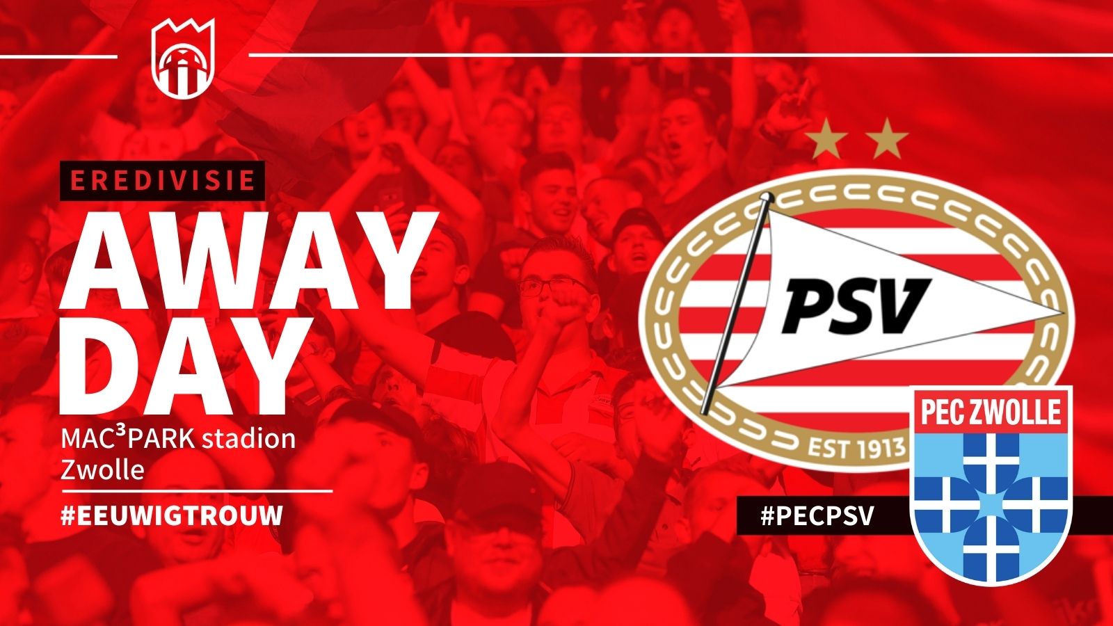 Eredivisie : PEC Zwolle - PSV (1 - 7)