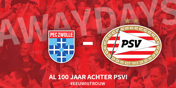 Seizoen 2017/2018 - Eredivisie : PEC Zwolle - PSV (0 - 1)