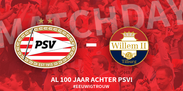Seizoen 2014/2015 - Eredivisie : PSV - Willem II (2 - 1)