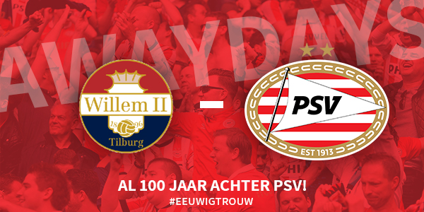 Seizoen 2014/2015 - Eredivisie : Willem II - PSV (1 - 3)