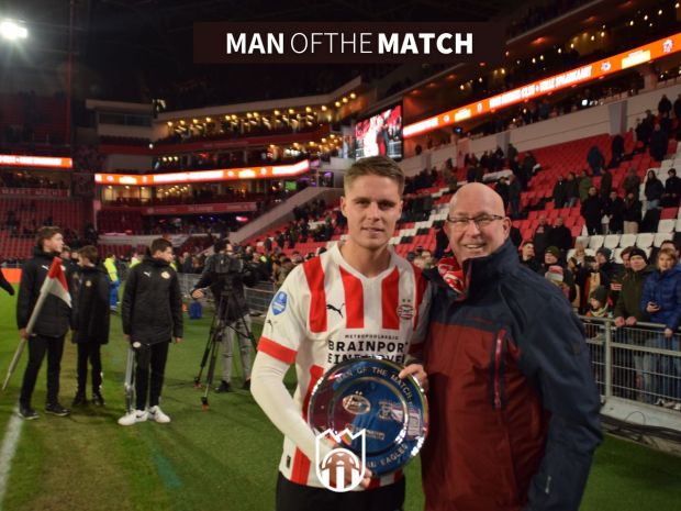 Player of the Match PSV - Go Ahead Eagles: Joey Veerman