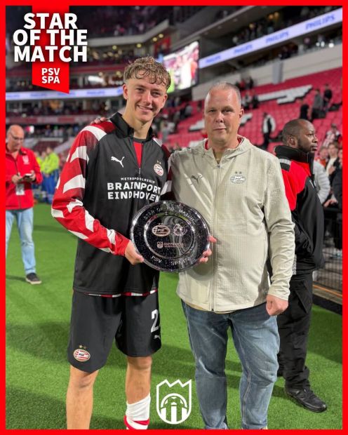 Mijnans verkozen tot Star of the Match tegen Sparta Rotterdam