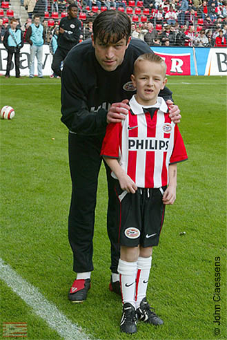 Mascotte Luuk van de Reek