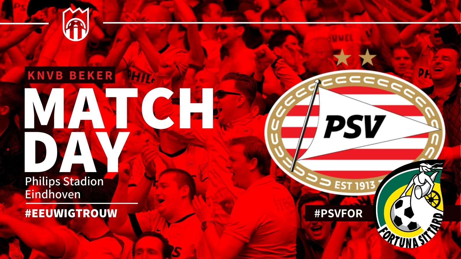 Seizoen 2021/2022 - KNVB Beker : PSV - Fortuna Sittard  (2 - 0)