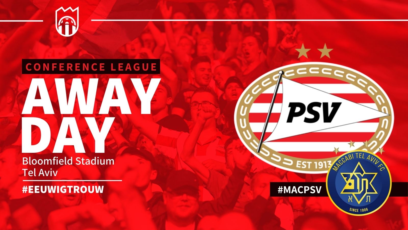 Seizoen 2021/2022 - Conference League : Maccabi Tel Aviv - PSV (1 - 1)