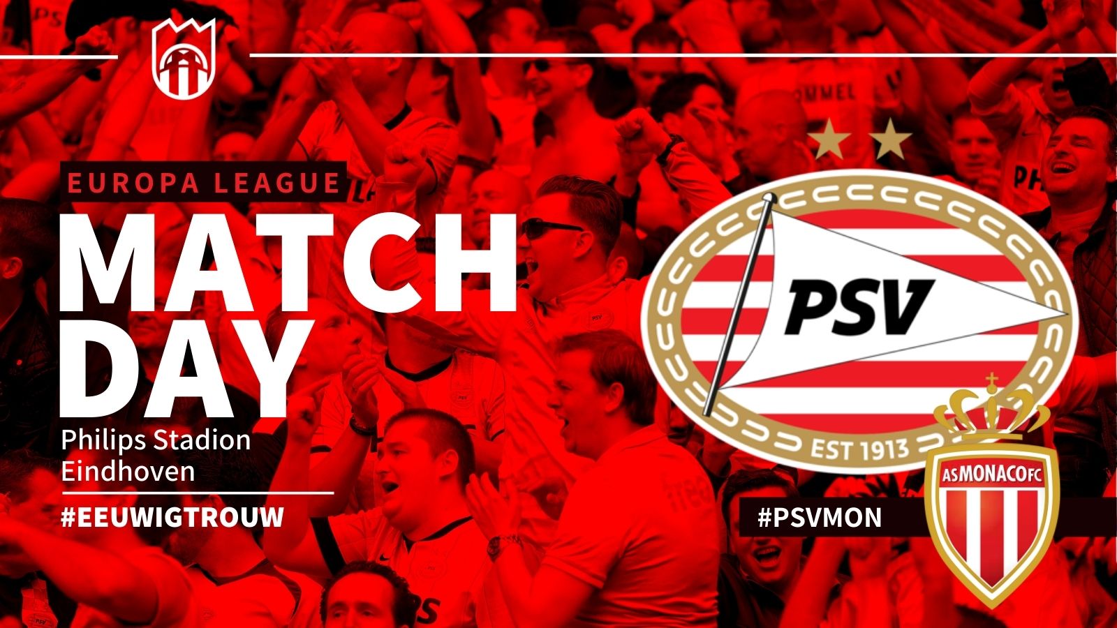 Seizoen 2021/2022 - Europa League : PSV - AS Monaco (1 - 2)