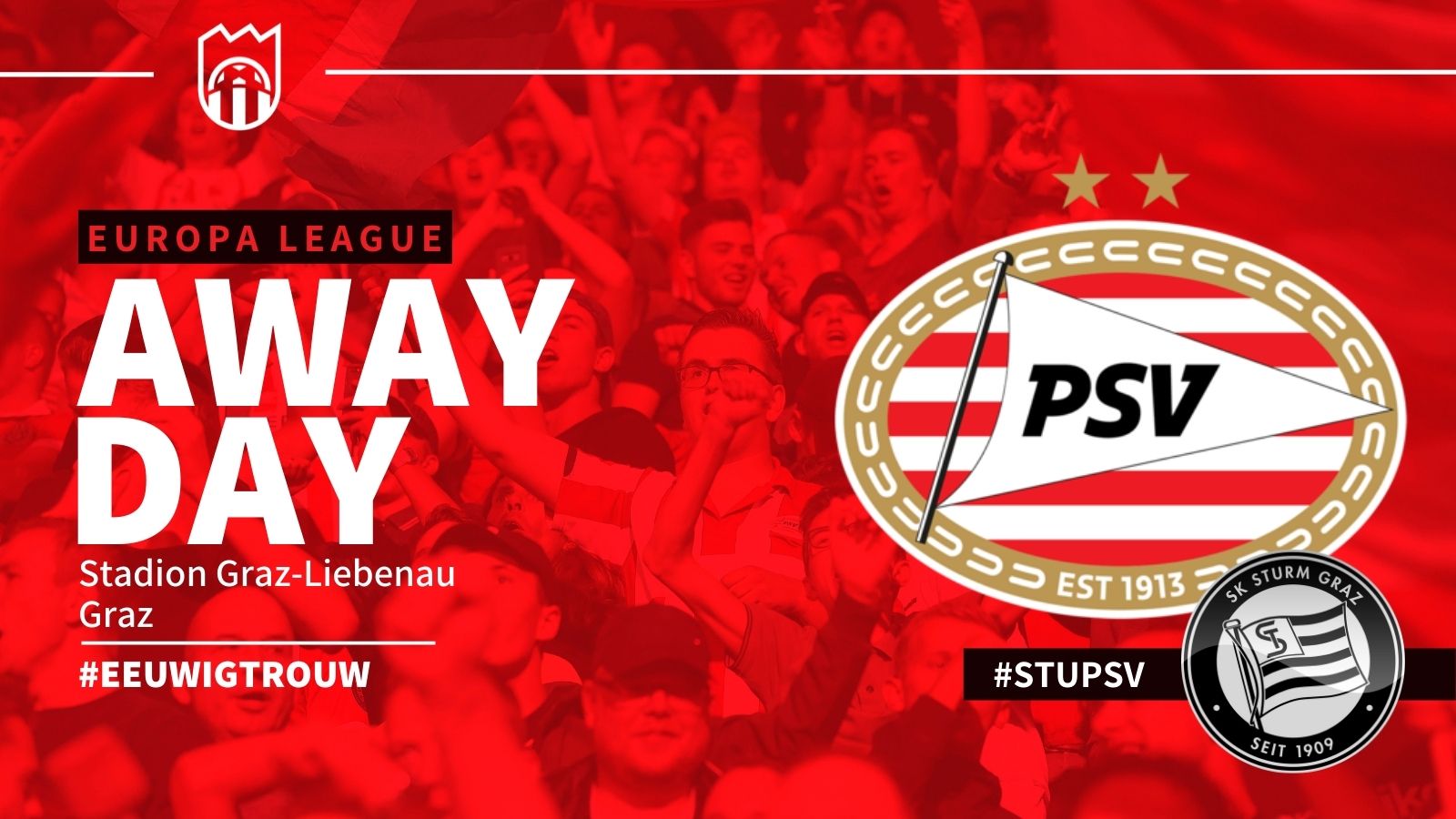 Seizoen 2021/2022 - Europa League : Sturm Graz - PSV (1 - 4)