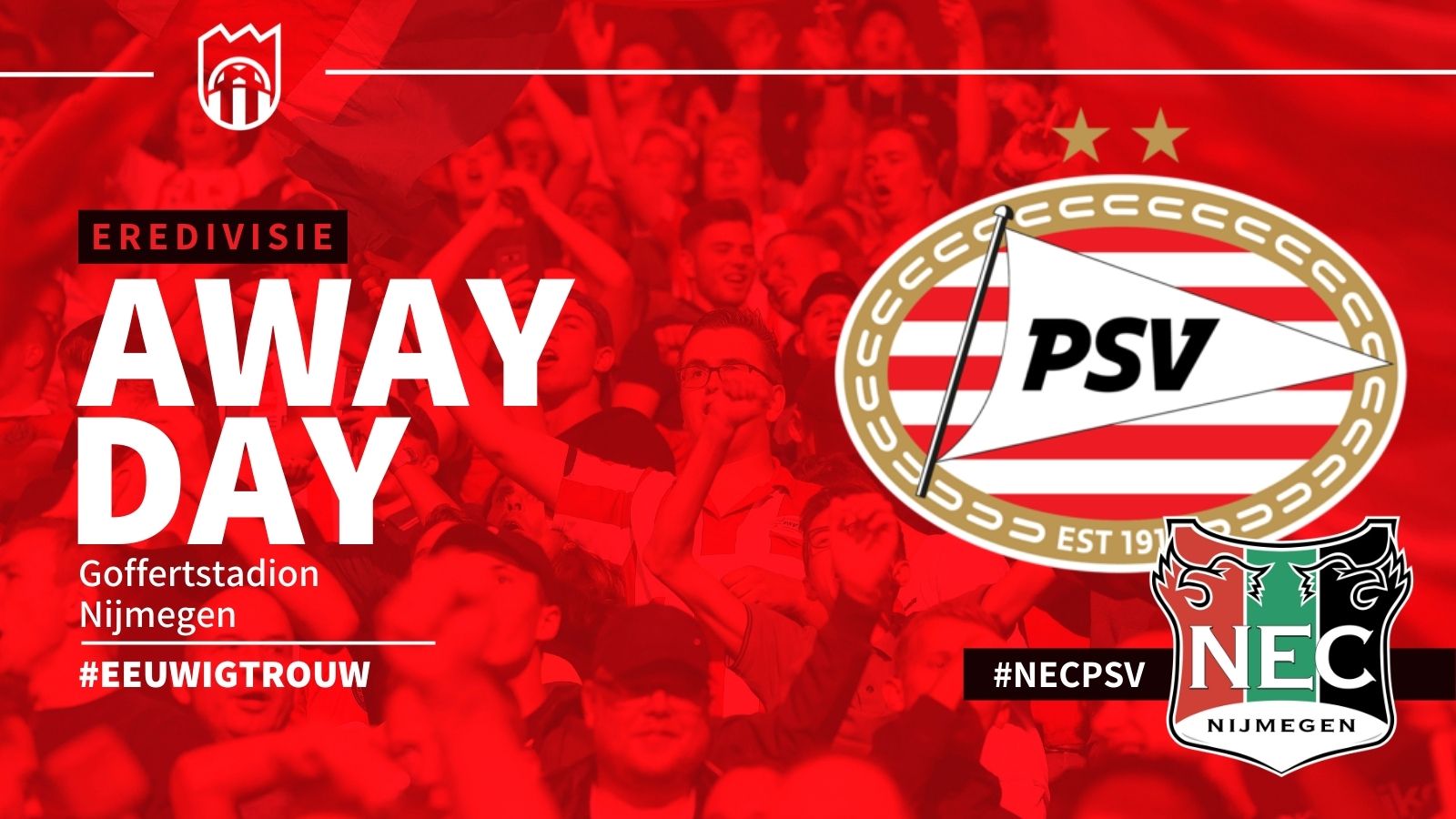 Seizoen 2021/2022 - Eredivisie : N.E.C. - PSV (1 - 2)