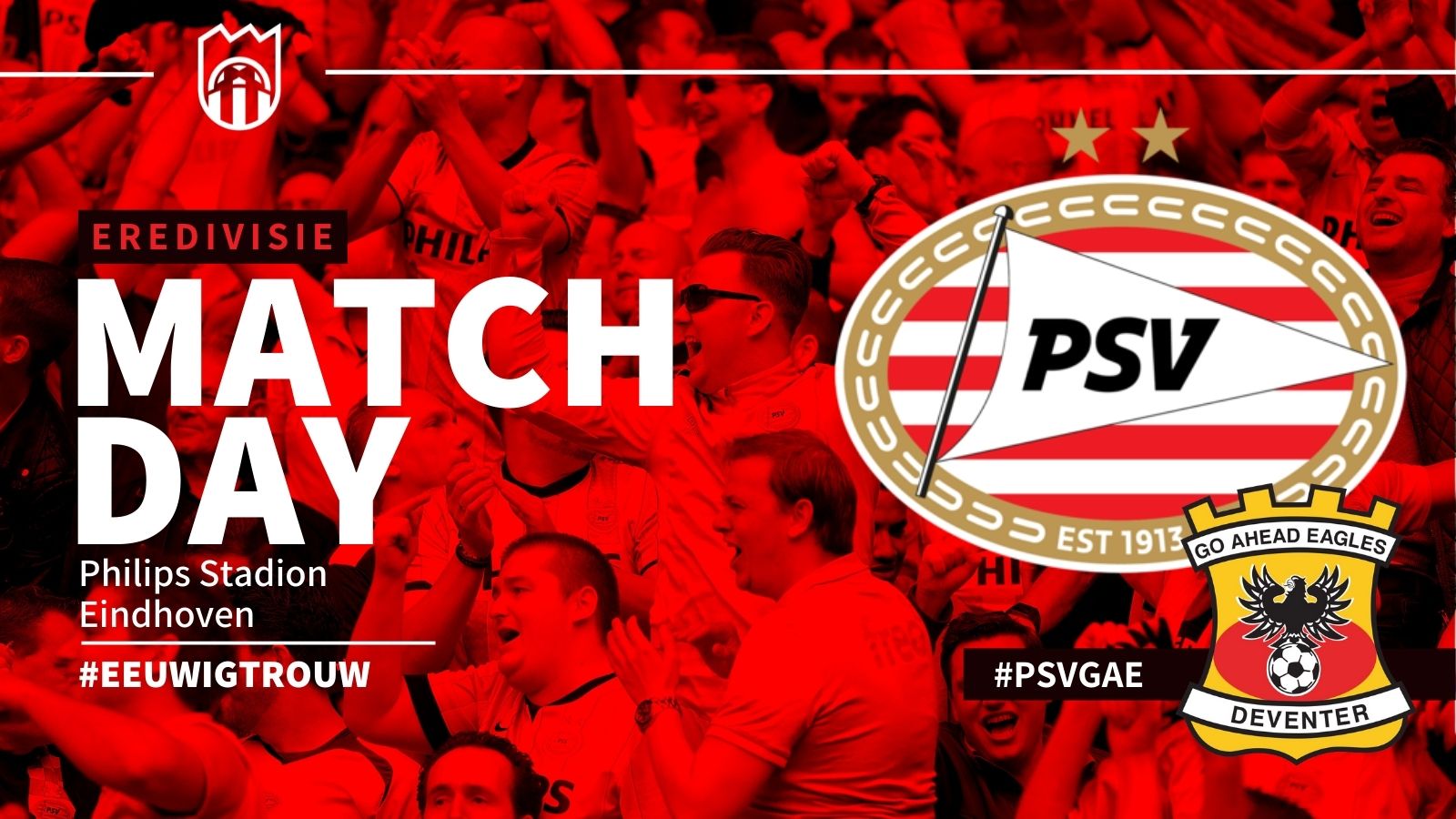 Eredivisie : PSV - Go Ahead Eagles