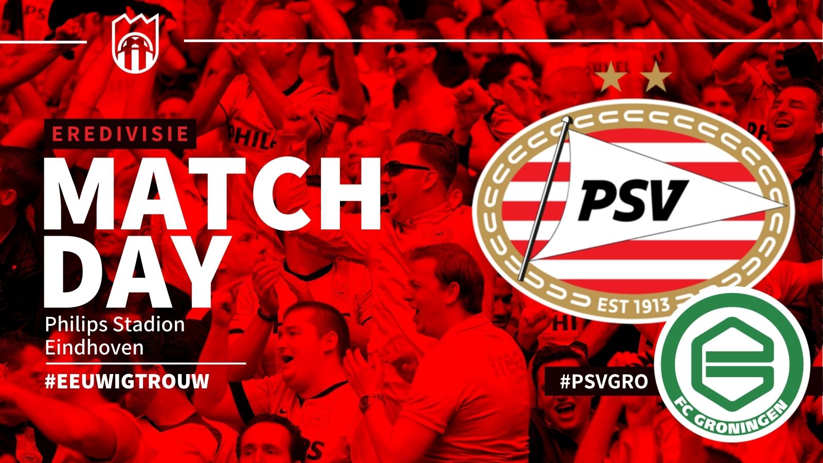 Eredivisie : PSV - FC Groningen (5 - 2)