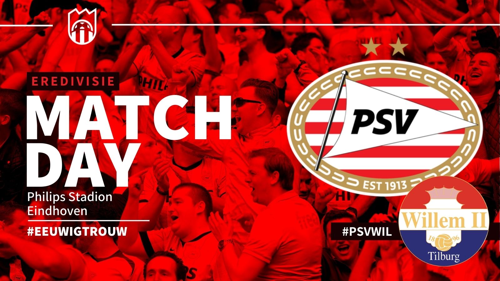 Eredivisie : PSV - Willem II (1 - 1)