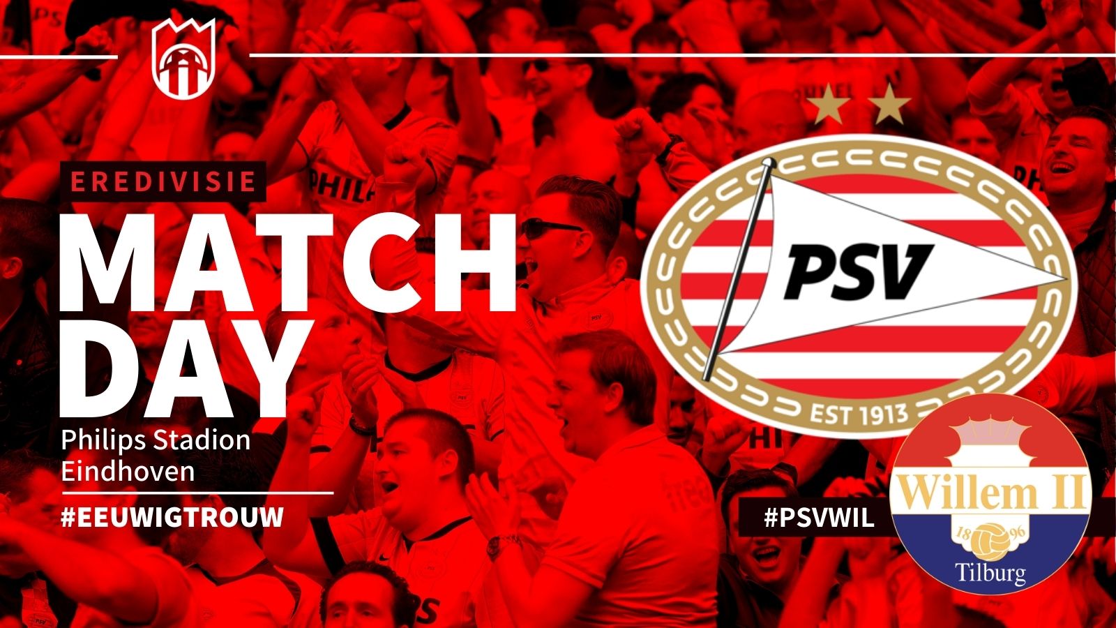 Eredivisie : PSV - Willem II