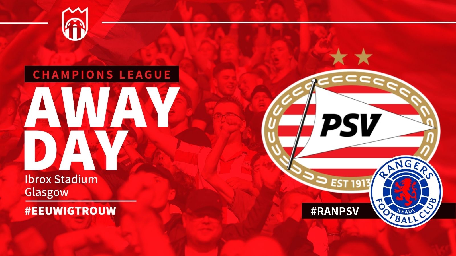 Seizoen 2022/2023 - Champions League : Rangers FC - PSV (2 - 2)