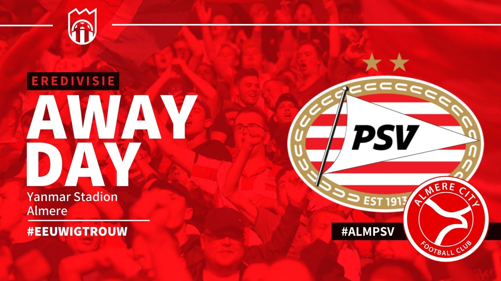 Eredivisie : Almere City FC - PSV (0 - 4)