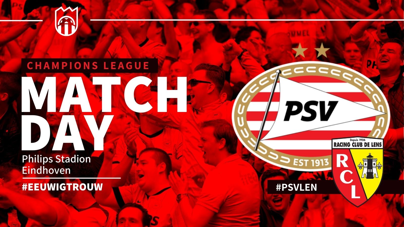 Seizoen 2023/2024 - Champions League : PSV - RC Lens (1 - 0)