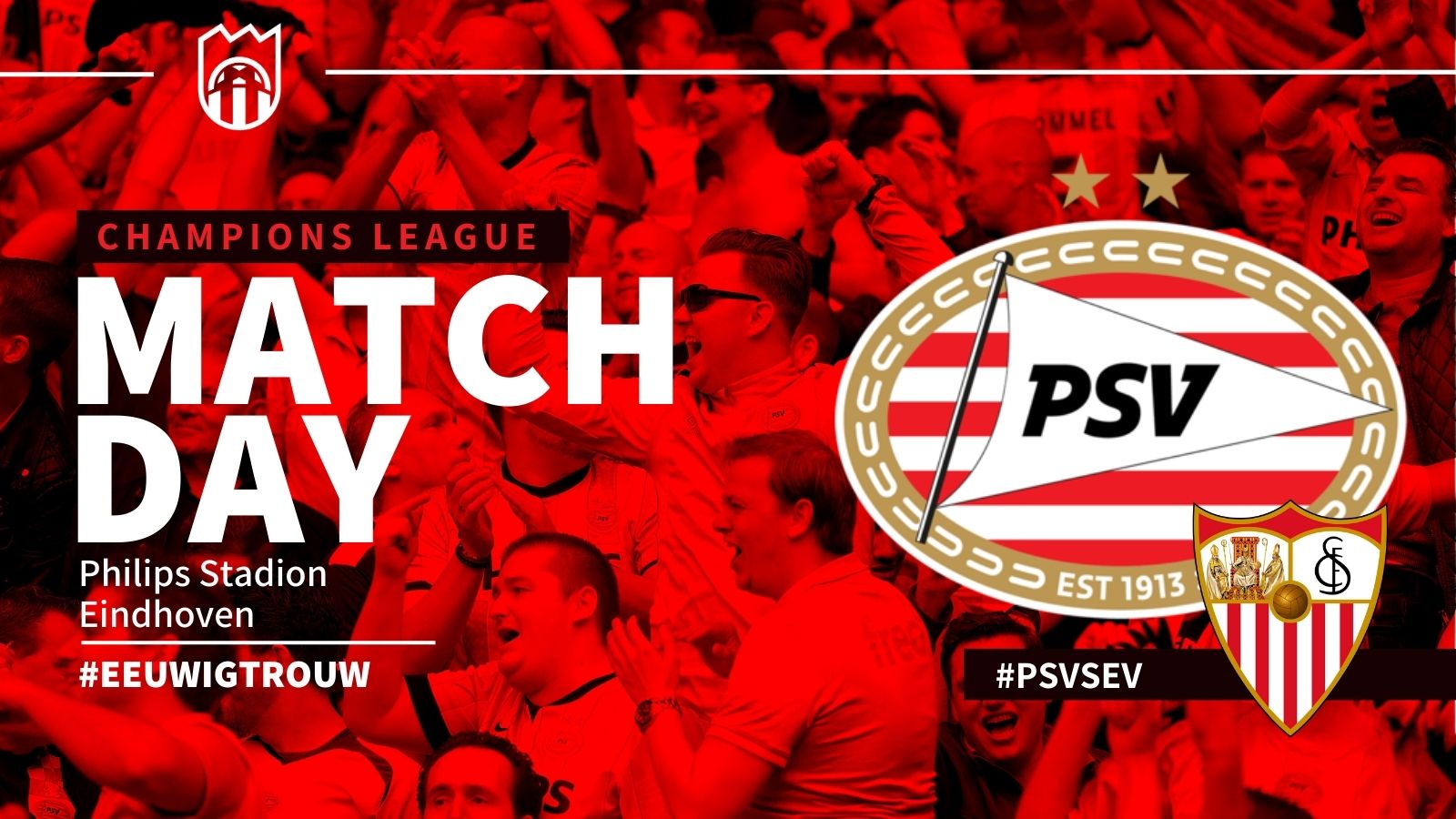 Seizoen 2023/2024 - Champions League : PSV - Sevilla (2 - 2)