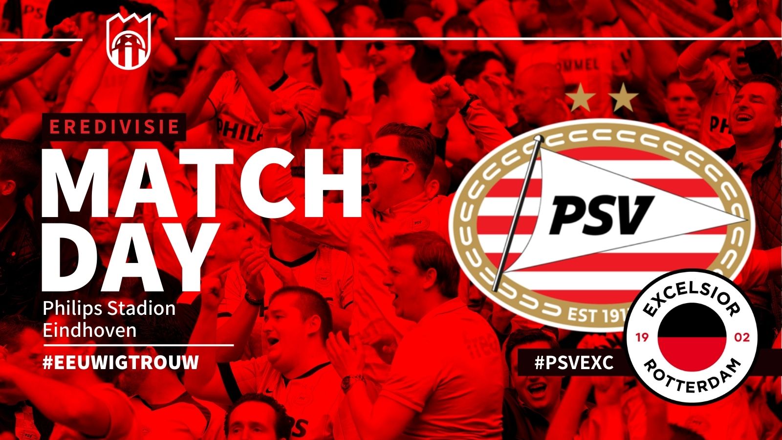 Eredivisie : PSV - Excelsior Rotterdam