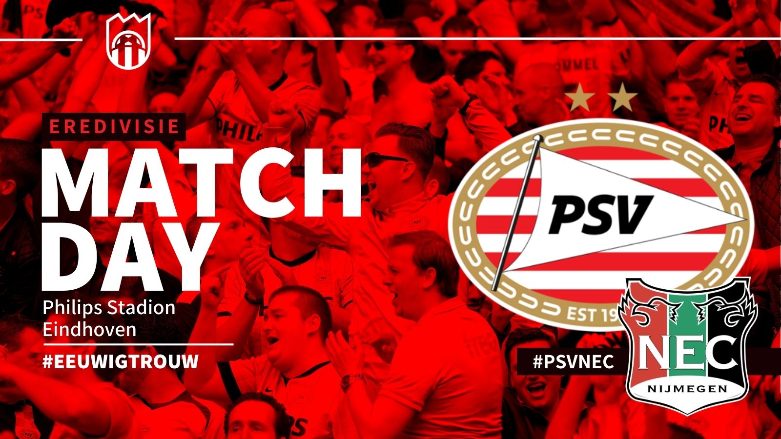 Eredivisie : PSV - N.E.C. (4 - 0)