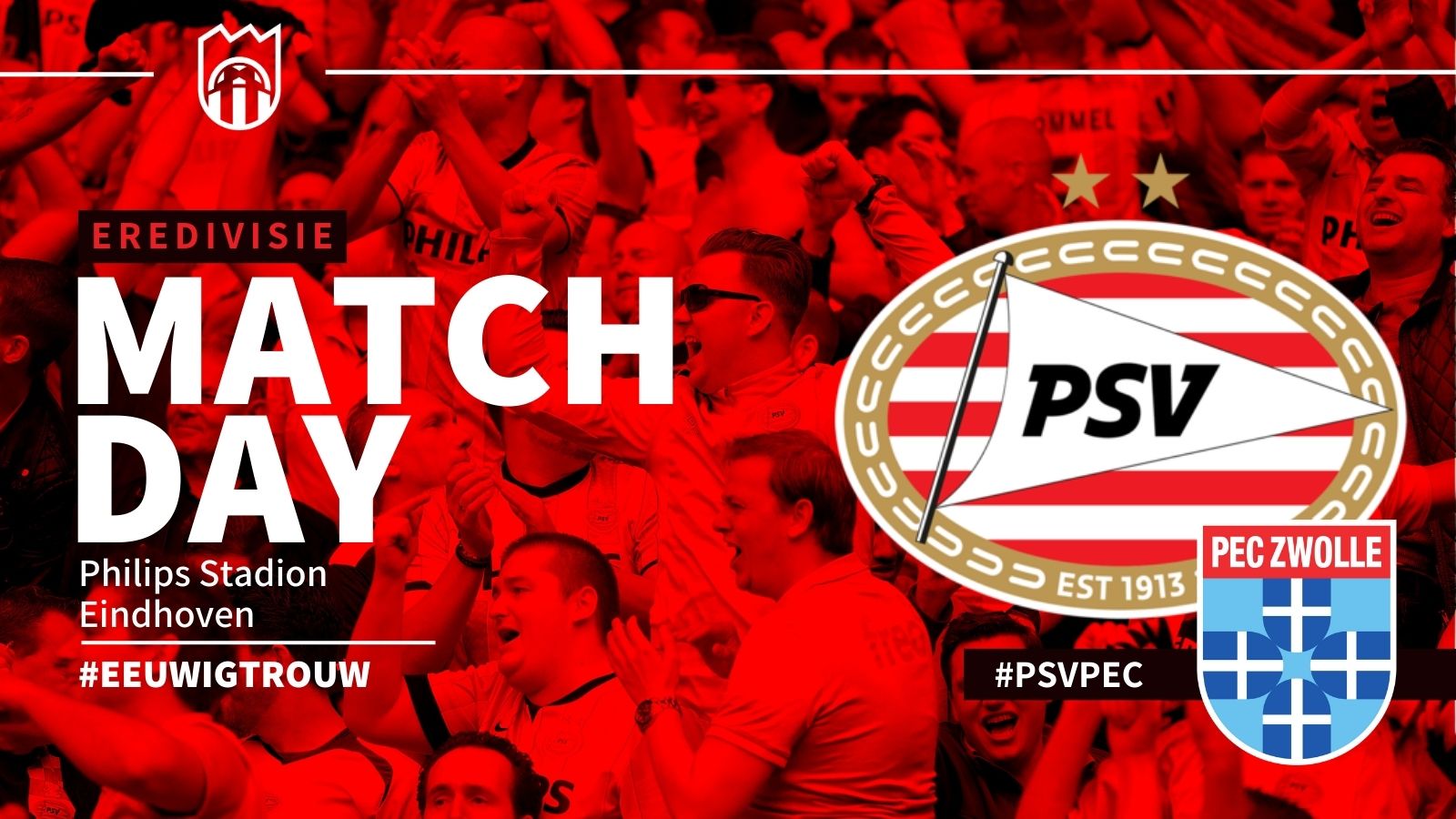 Eredivisie : PSV - PEC Zwolle (6 - 0)