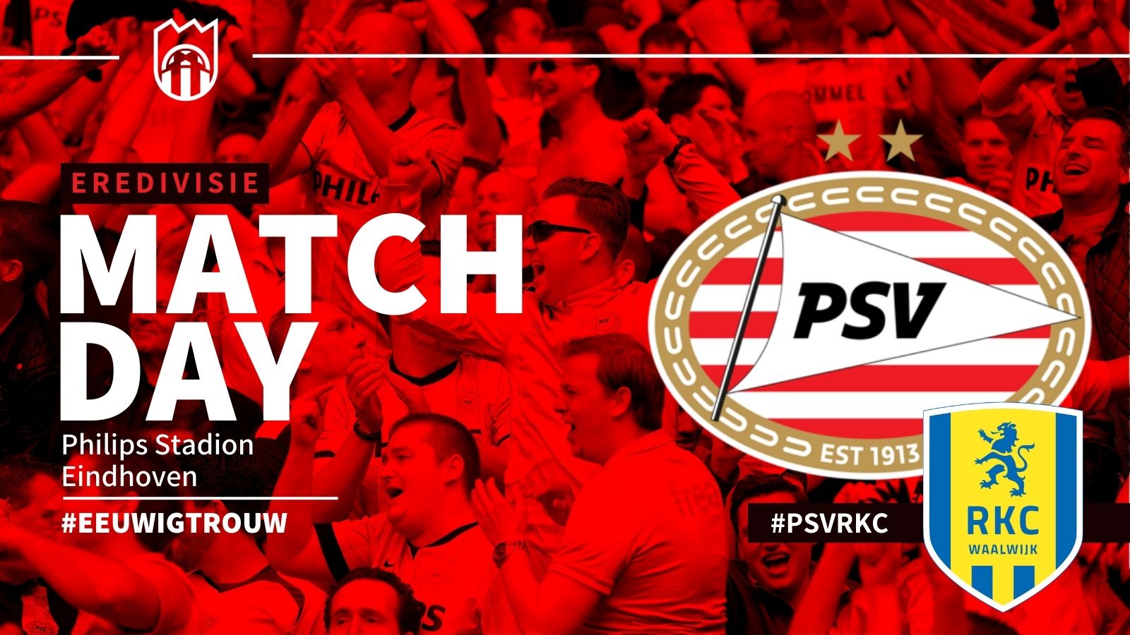 Eredivisie : PSV - RKC Waalwijk (5 - 1)
