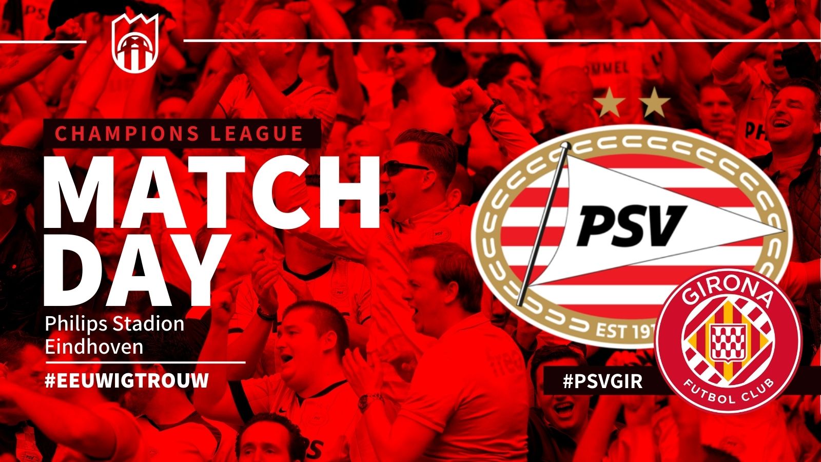 Champions League : PSV - Girona FC (4 - 0)