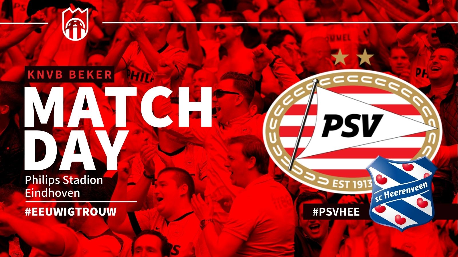 KNVB Beker : PSV - SC Heerenveen