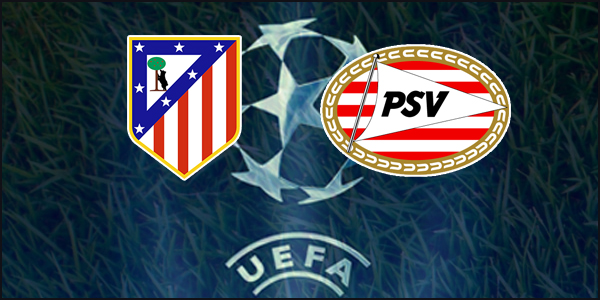 Seizoen 2015/2016 - Champions League : Atletico Madrid - PSV (0 - 0)