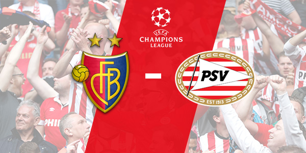 Seizoen 2019/2020 - Champions League : FC Basel - PSV (2 - 1)