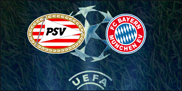 Seizoen 2016/2017 - Champions League : PSV - Bayern München (1 - 2)