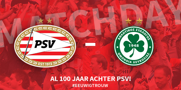 Seizoen 2020/2021 - Europa League : PSV - Omonia Nicosia (4 - 0)