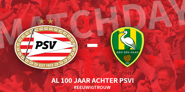 Seizoen 2014/2015 - Eredivisie : PSV - ADO Den Haag (1 - 0)