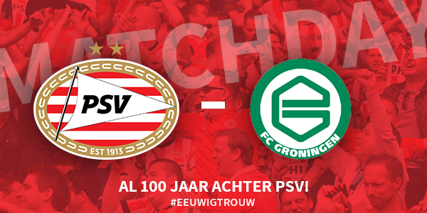 Seizoen 2016/2017 - Eredivisie : PSV - FC Groningen (0 - 0)