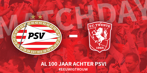 Seizoen 2016/2017 - Eredivisie : PSV - Twente (1 - 1)